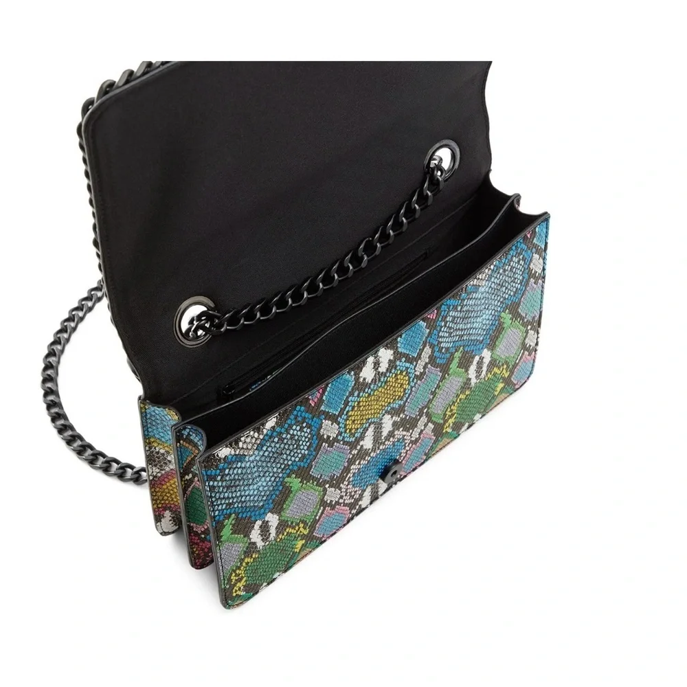 🔥LOW STAR🔥Aldo Multicolor Quilted Shoulder Bag with Chain Strap 🔥STELLA VIBES - Picture 15 of 15